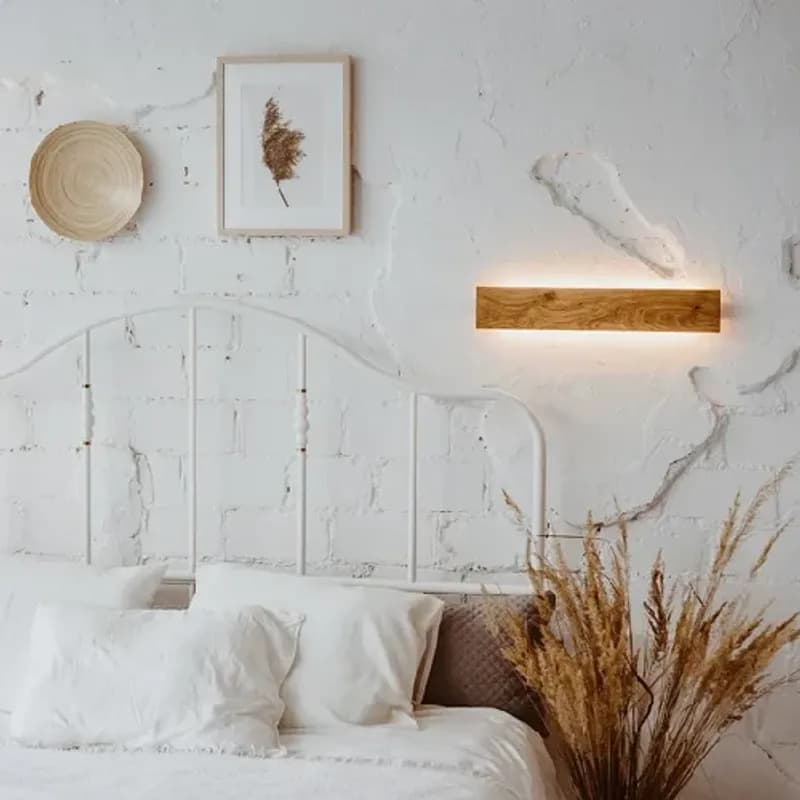 لوستر دیواری چوبی مدل lw122