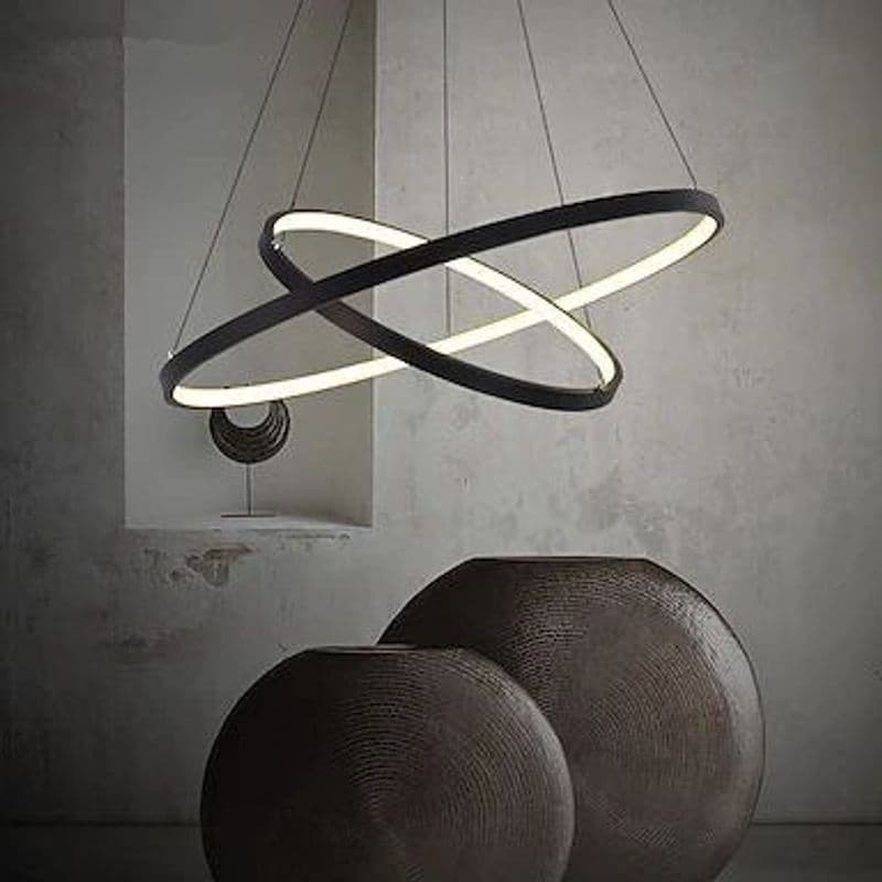 لوستر مدرن الومینیومی مدل حلقه