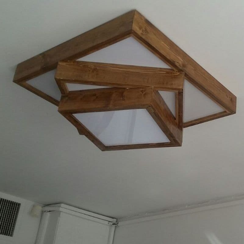 لوستر سقفي سه طبقه مدل L18 سایز 70