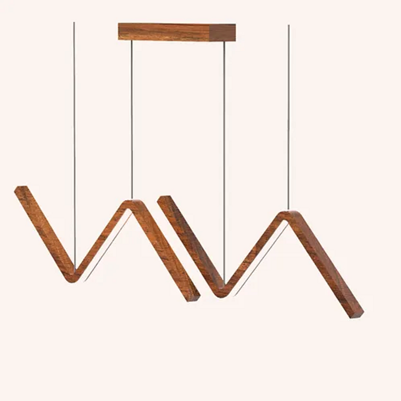 لوستر آويز مدل زیگ زاگ Lu101